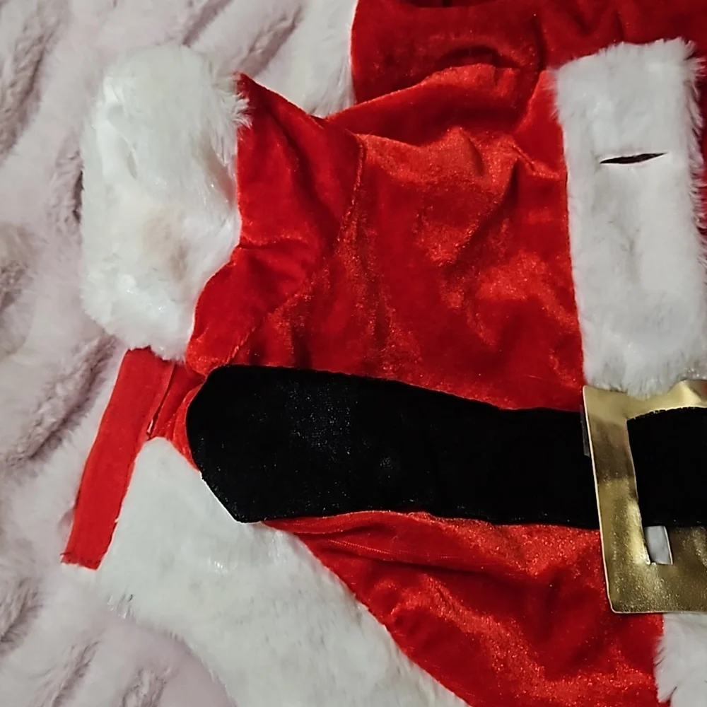 Santa Pet Outfit Size S NWOT